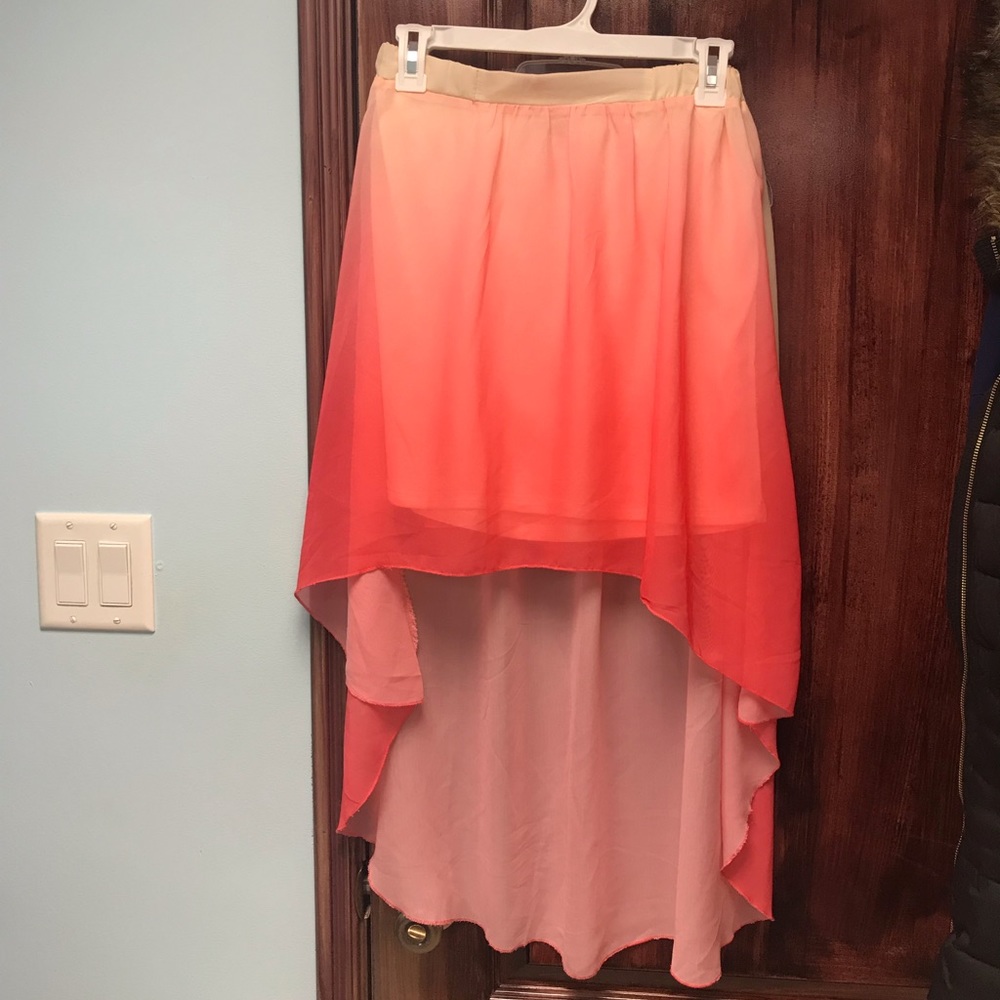 Charlotte Russe High love ombré skirt